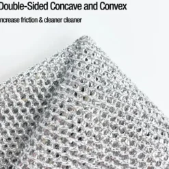 Best 10 st Multifunktionella Disktrasor av Ståltråd, Metallrengöringsduk för Vått och Torrt Single layer: 30CM X 30CM