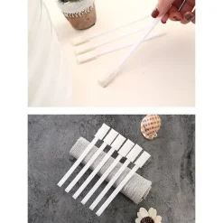 Outlet 7 st multifunktionella tangentbordsgap rengöringsborste, dörrhörn rengöringsborste, spår fönster rengöringsborste==