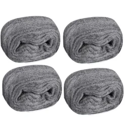 4 st Mus Stålull, 0000 Fin Stålull för Kontroll av Musull för Tätning