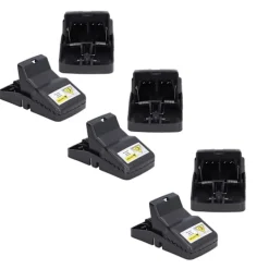 Discount 6 st musfällor Plastmaterial Hög känslighet beröringsfri design Säker Återanvändbar råttfångare