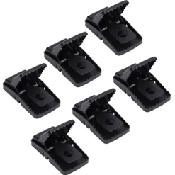 Discount 6 st musfällor Plastmaterial Hög känslighet beröringsfri design Säker Återanvändbar råttfångare