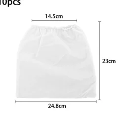 Hot 10 st Nagelkonst Dammsugarpåsar för Enstaka Fläkt Nagel Dammsugare Makeup