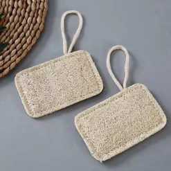 Clearance 6 st Naturlig Loofah Luffa Svamp Diskborste Skrubber Köksredskap Rengörare Disk Loofah