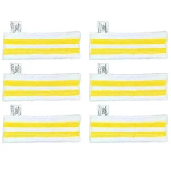 New 6 st Ångmoppdukar för Kärcher Easyfix Sc2 Sc3 Sc4 Sc5