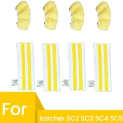 Online 8 st Ångmoppdynor för Kärcher SC2 SC3 SC4 SC5 Ångtvätt Microfiber Moppduk Set Ersättning P {HH} As Shown