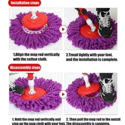 Best 10 st Ångmoppdynor för Schenley Ångmopp 7 i 1 Rengöringsmedel Ersättning Mikrofiber Moppdyna Refill för Multi Floor