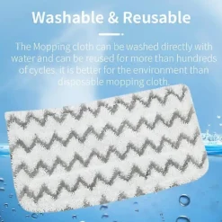 Discount 6 st Ångmoppdynor för Shark Euro Pro Ångmopp S3501 S3601 S3550, Mikrofiber Halvcirkelformade Vinkeldynor