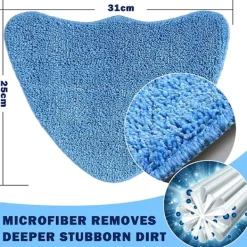 Online 4 st ångmoppdynor kompatibla med Vax ångmoppar S85-CM S86-SF-CC S86-SF-C och fler, mikrofibermopprengöringspads ersättningsmoppdyna