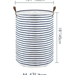 Hot 1 st (Pengar träd, 35x45cm) 18-tums stora organiseringskorgar för klädförvaring, tvättkorgar med dragsko, hopfällbar tvättpåse, hopfällbar stor