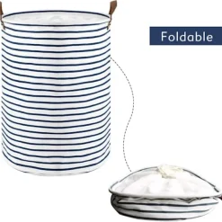 Hot 1 st (Pengar träd, 35x45cm) 18-tums stora organiseringskorgar för klädförvaring, tvättkorgar med dragsko, hopfällbar tvättpåse, hopfällbar stor