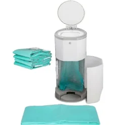 Sale Fww 3 st Påfyllningspaket Biologiskt Nedbrytbara Blöjpåsar för 16l Soptunna Ersättningsfoder Sopsäck för Hem och Kök