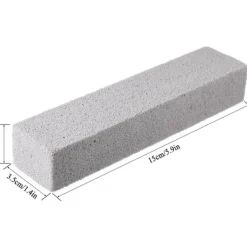 NeunWolken 6 st pimpsten, toalett pimpsten pinnar för rengöring pimpsten stenar grill rengöringsblock för kök