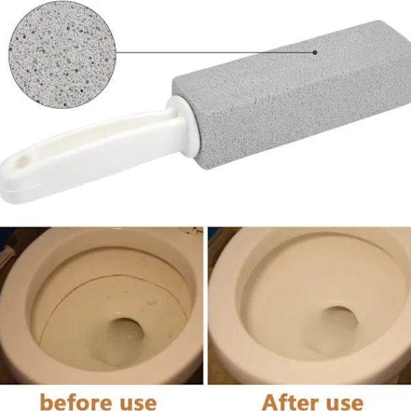 Hot 4 st pimpsten toalettstädare med handtag - toalett pimpsten