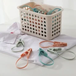 Best 12 st Plast Klädnypor Handduksklämma Torkning Klädförvaring