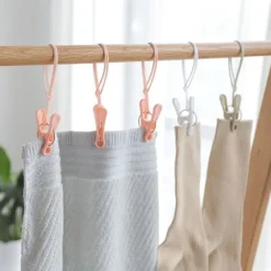Best 12 st Plast Klädnypor Handduksklämma Torkning Klädförvaring