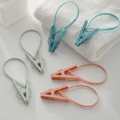 Best 12 st Plast Klädnypor Handduksklämma Torkning Klädförvaring