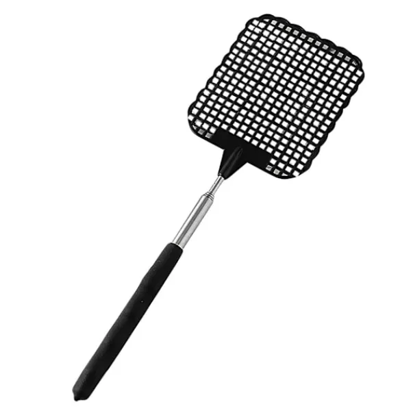 Discount 4 st Plast Teleskopisk Utdragbar Flugsmälla Rostfritt Stål Teleskopisk Stång Flapper Mygga Insekts Smackare