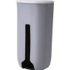 Hot 2 st Plastpåse Dispenser, Plastpåsehållare, Väggmonterad Plastpåseorganisatör, Soppåse Dispenser kompatibel Kök（Grå,26.2*12.7*9cm）
