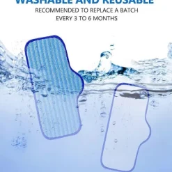 New 10 st Premium Mikrofiberdukar, för Dupray Neat Ångmopp, Slitstarka, Återanvändbara och Maskintvättbara