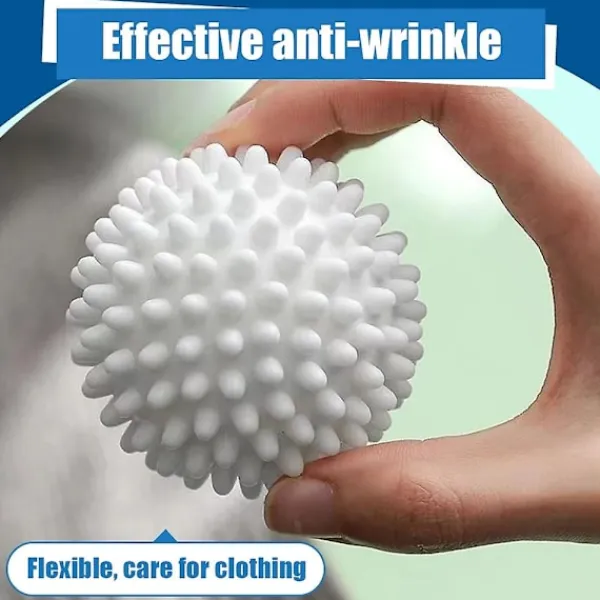 New 4 st PVC torkbollar återanvändbara tvättbollar tvättmaskin torkning tygmjukgörare boll för hem kläder rengöringsverktyg tillbehör