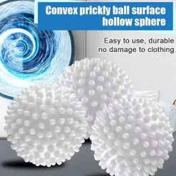 New 4 st PVC torkbollar återanvändbara tvättbollar tvättmaskin torkning tygmjukgörare boll för hem kläder rengöringsverktyg tillbehör