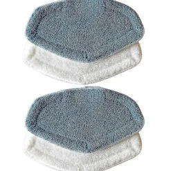 Best 4 st Rengöringsdynor för Hoover Dual Steam Plus Moppdynor 62300479 Dammsugardelar Rengöringsdyna Hushållsrengöringstillbehör