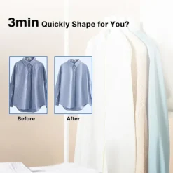 1 st Resestrykjärn, 1000W Vikbar Handhållen Mini Ångstrykjärn, 180° Roterande Handtag Strykjärn White