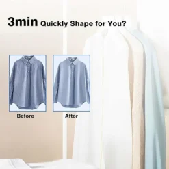 Clearance 1 st Resestrykjärn, 1000W Vikbar Handhållen Mini Ångstrykjärn, 180 Roterande Handtag Strykjärn