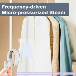 Clearance 1 st Resestrykjärn, 1000W Vikbar Handhållen Mini Ångstrykjärn, 180 Roterande Handtag Strykjärn