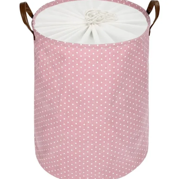 New 1 st (Rosa) Stor Organiseringskorg för Klädförvaring, Dragkedja