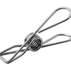 Best 4 st Rostfritt Stål Torkställning med Klämmor, Tvättlina Hängställning Vindtät Torkställning med 10 Klämmor för Underkläder