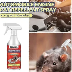 Clearance 3 st Råttavvisare för Utomhusbruk Bilmotor Möss Spray Råttavvisande Spray Effektiv Avvisare Enhetskontroll Hushåll