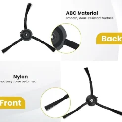 Sale 4 st Sidoborstar Ersättning för Roborock S8 Pro Ultra, S7 Max Ultra, Qrevo, Qrevo Slim, Series Pa