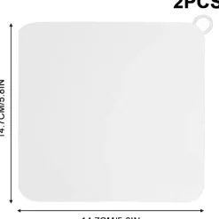 2 st Silikon Avloppsskydd 14,7 * 14,7 cm Anti-Luktdämpande Matta för