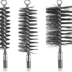 Online 3 st Skorstensborstar Metall Värmepanna Borste Rund Rörborste, Kraftig Ståltrådsborste (30mm, 50mm, 80mm)
