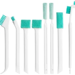 Discount 8 st Små Hörnrengöringsborstar Hushålls Multifunktionell Hård Borstborste med Olika Borstar Kompatibel Rengöring Diskar, Kakel, Hörn