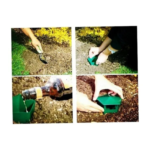 12 st Snigelfällor Ekologiska för att Fånga Sniglar Snigelfångare Säker för Barn och Husdjur