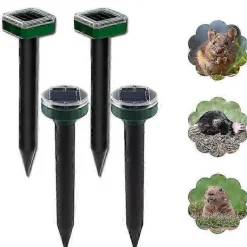 Discount 4 st Solar Myggavvisare, Ultraljuds LED Myggavvisare, Myggavvisare