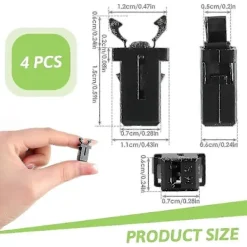 Online 4 st Soptunne Lock Lås Kompatibla med Brabantia Hållbara Vattentäta Touch Top Soptunnor