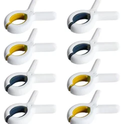 Discount 8 st Strandhandduksklämmor, Handduksklämmor för Solstolar, Plast Handduksklämmor, Halkfria Handduksnålar, Klädnypor med Starkt Grepp