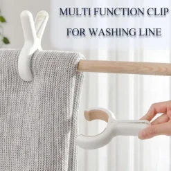 Discount 8 st Strandhandduksklämmor, Handduksklämmor för Solstolar, Plast Handduksklämmor, Halkfria Handduksnålar, Klädnypor med Starkt Grepp