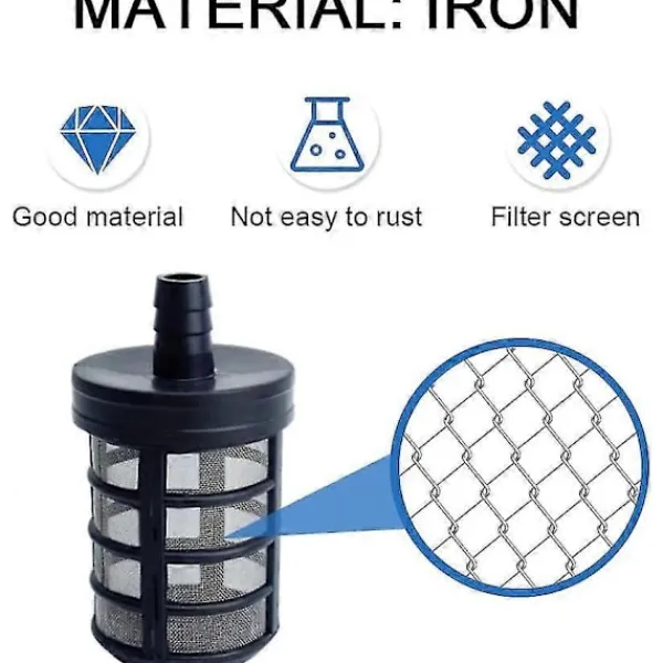 New 2 st Sugslangsfilter Vattenpumps Sugfilter Vattensugfilter Dru För Högtryckstvätt