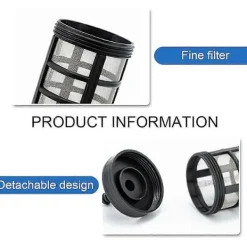 New 2 st Sugslangsfilter Vattenpumps Sugfilter Vattensugfilter Dru För Högtryckstvätt