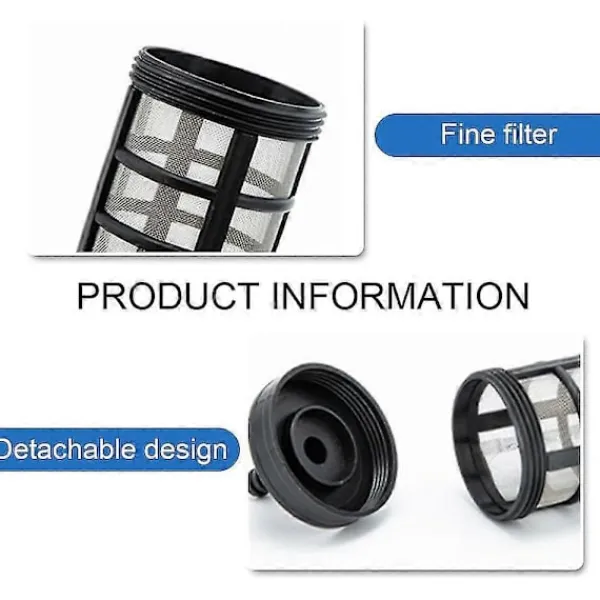 New 2 st Sugslangsfilter Vattenpumps Sugfilter Vattensugfilter Dru För Högtryckstvätt