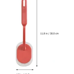 Sale 3 st Svampborstar med Långt Handtag, Rengöringsborste med Svamp för Badrumskakel och Toalett