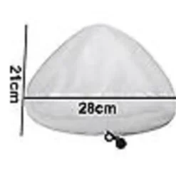 Best 6 st Återanvändbara Mikrofiber H2o Ångmopp Ersättningsdynor Tillbehör Ångmopp Rengöringsduk