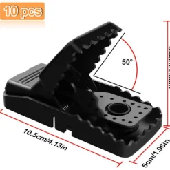 Hot 10 st återanvändbara musfällor med betesbehållare