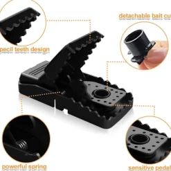 Hot 10 st återanvändbara musfällor med betesbehållare