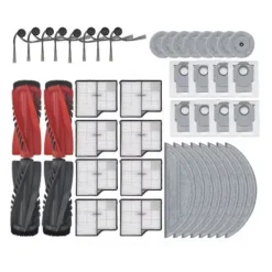 Clearance 44 st Tillbehör för Roborock Saros 10/ G30/ S9 MaxV Ultra Soprobot - Rulle, Sidoborste, HEPA-filter M