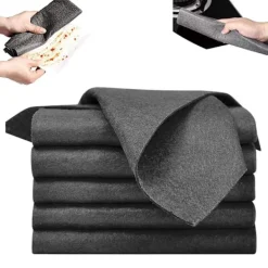 Sale 10 st Tjocka Magiska Rengöringsdukar, Mikrofiber utan Spår Absorberande Omedelbar Polering Återanvändbar Rengöringsduk